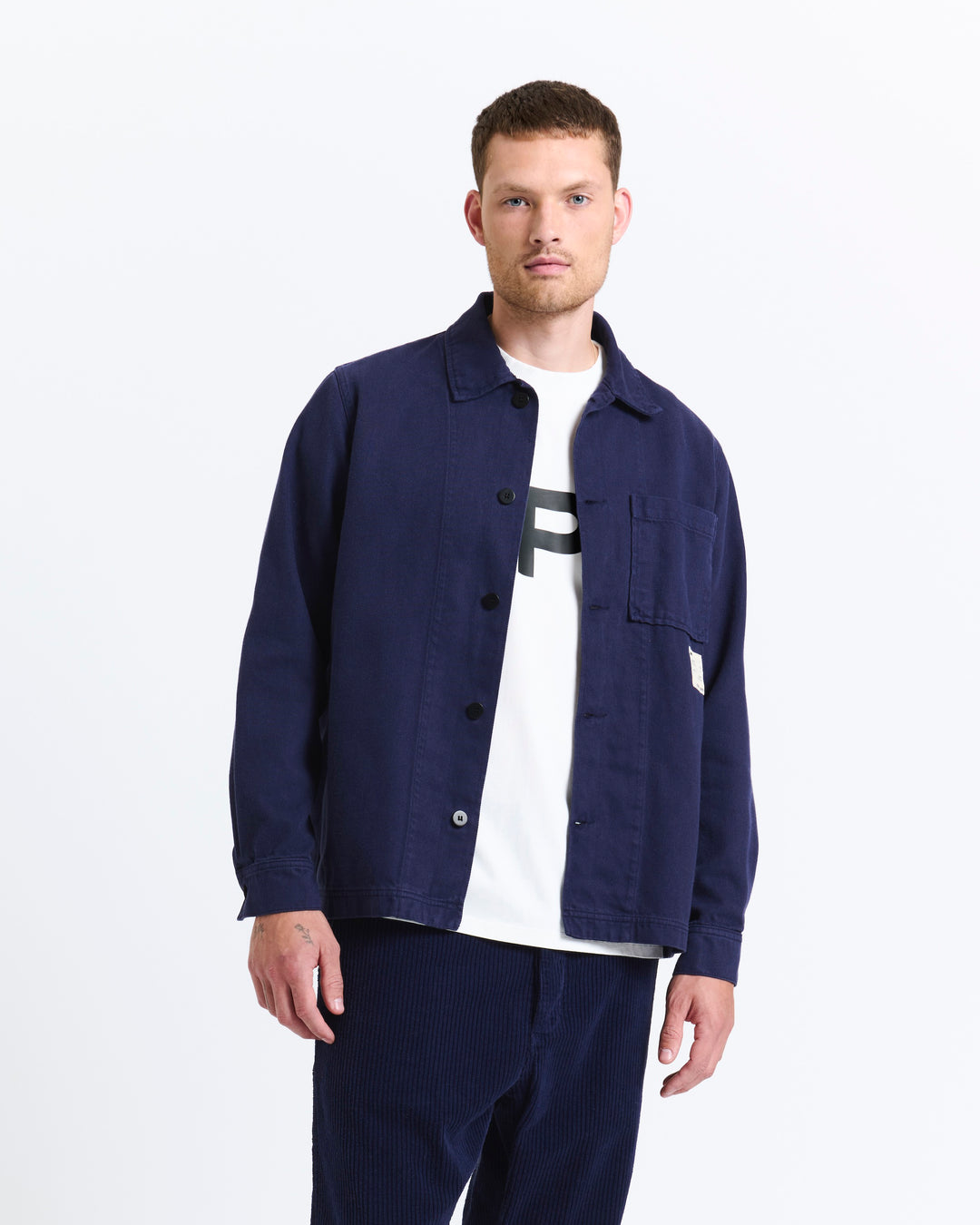 New Optimist menswear Veen | Relaxed twill overshirt Jacket