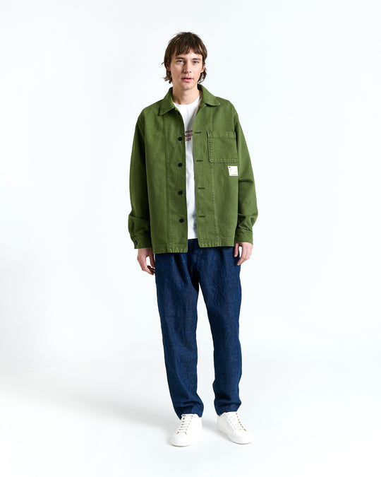 New Optimist menswear Veen | Relaxed twill overshirt Shirt