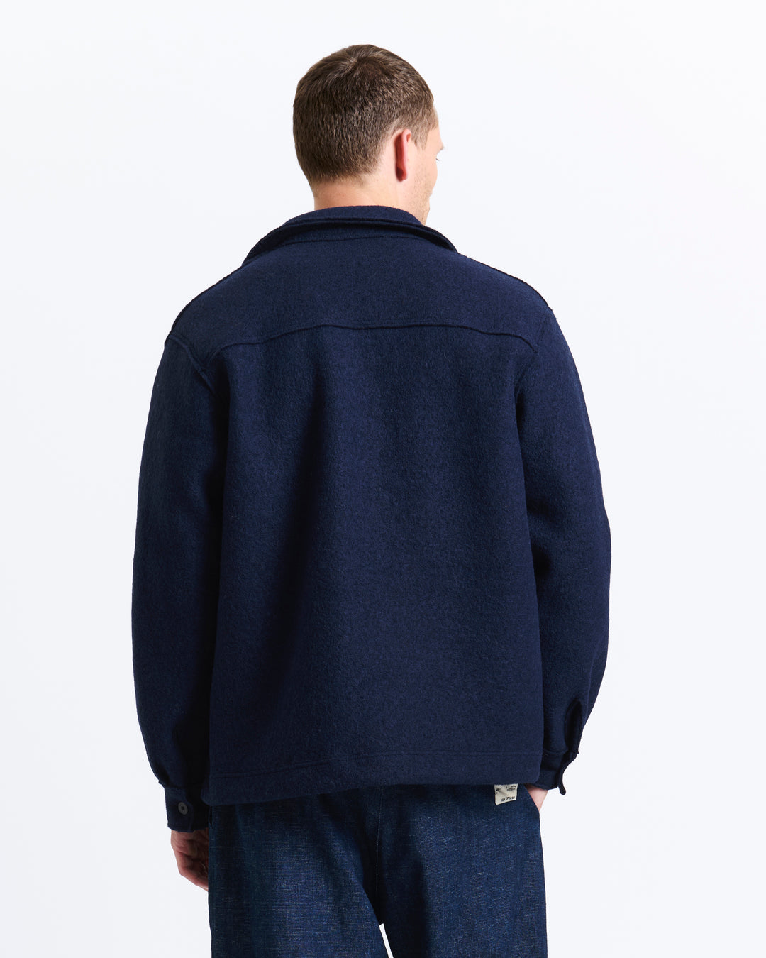 New Optimist menswear Veen | Relaxed wool overshirt Jacket