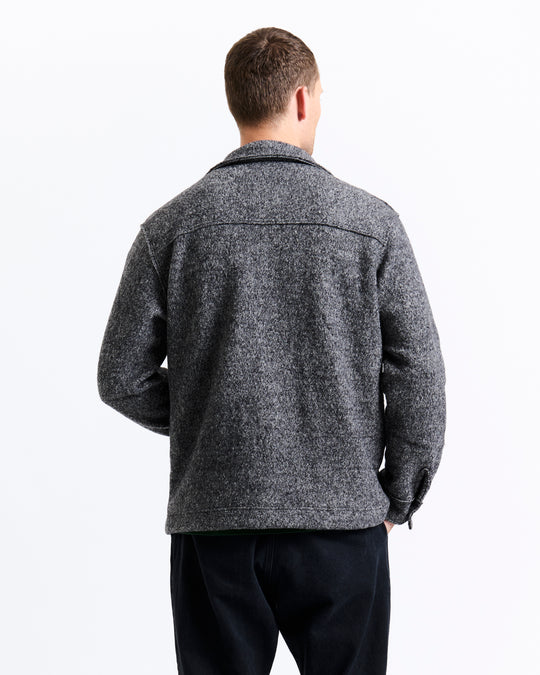 New Optimist menswear Veen | Relaxed wool overshirt Jacket