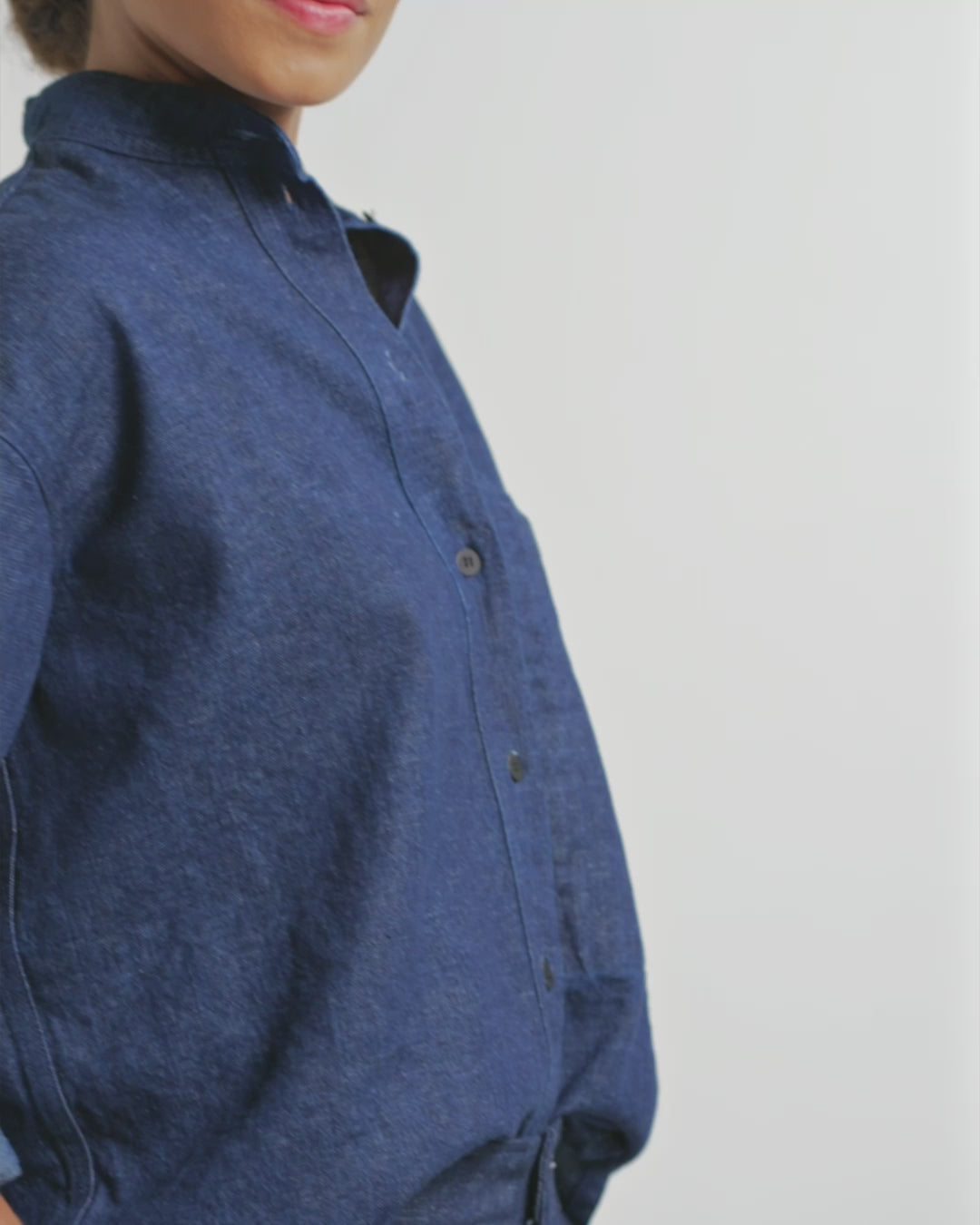 New Optimist womenswear Schie | Relaxed denim shirt 